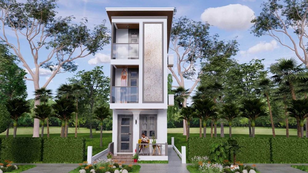 НА ИЗПЛАЩАНЕ - Евтина триетажна сглобяема къща с 2 спални, 54 кв. м