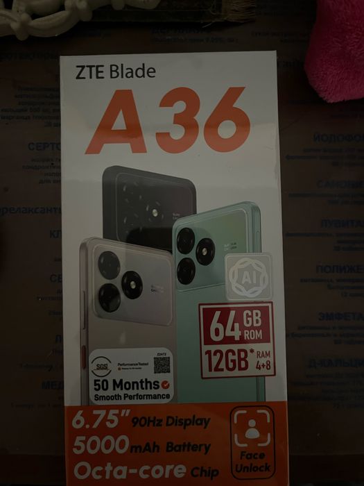 телефон ZTE Blade A36