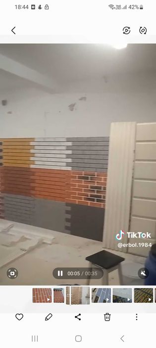 Термопанель, гибкий мраморный клинкер