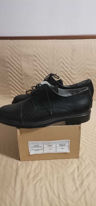 Обувки половинки 100% ест. Кожа