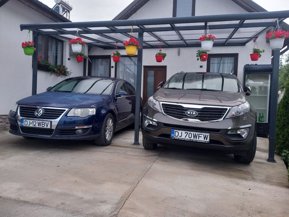 Copertina Terasa din aluminiu acuperita cu policarbonat