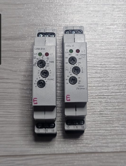 Osciloscop / releu de timp / releu monitorizare faza / eti hrn33 / eti crm-91h