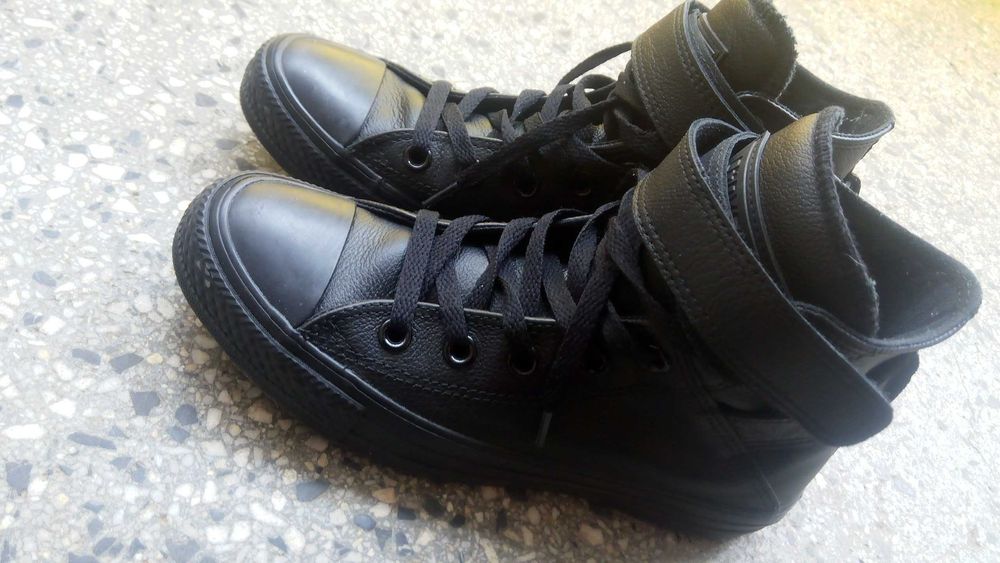 Кецове Converse CT Brea Hi Black Кожени