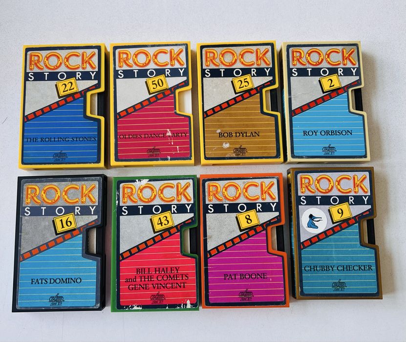 Casete audio din celebra serie Rock Story