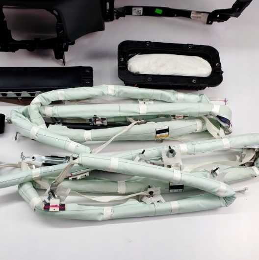 Volvo CX90 kit airbag / plansa de bord piele / set centuri siguranta
