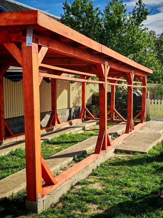 Garaje sau terase din lemn masiv