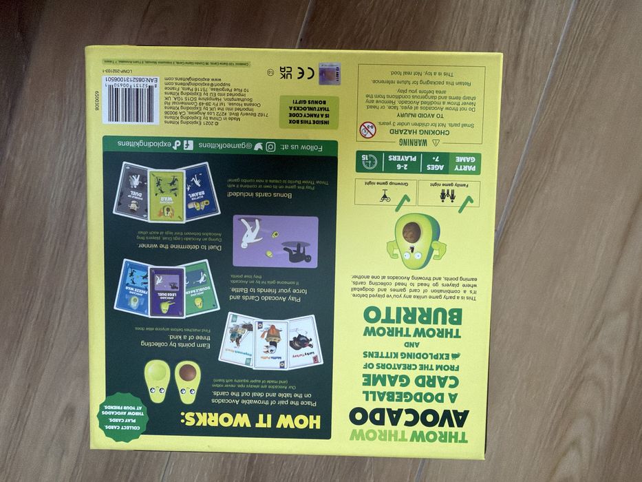 Throw throw avocado игра