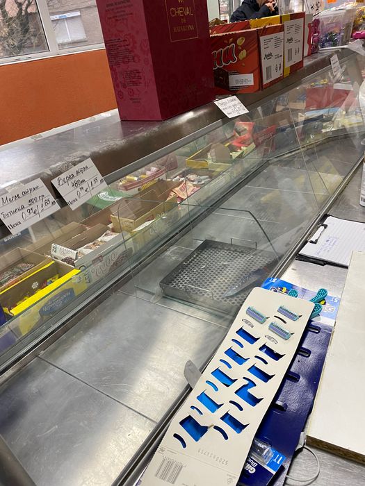 Хладилна витрина за магазин,ъглова