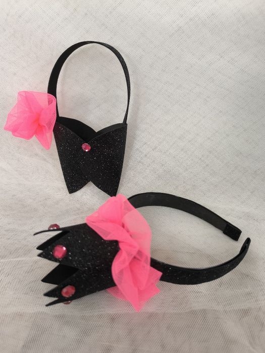 Ободок-корона с сумочкой