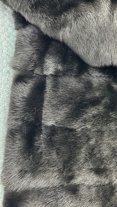 Шуба черный бриллиант