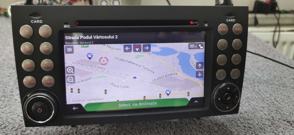 Navigatie Mercedes SLK ANDROID OCTACORE 10.0/64GB/4GB Ram