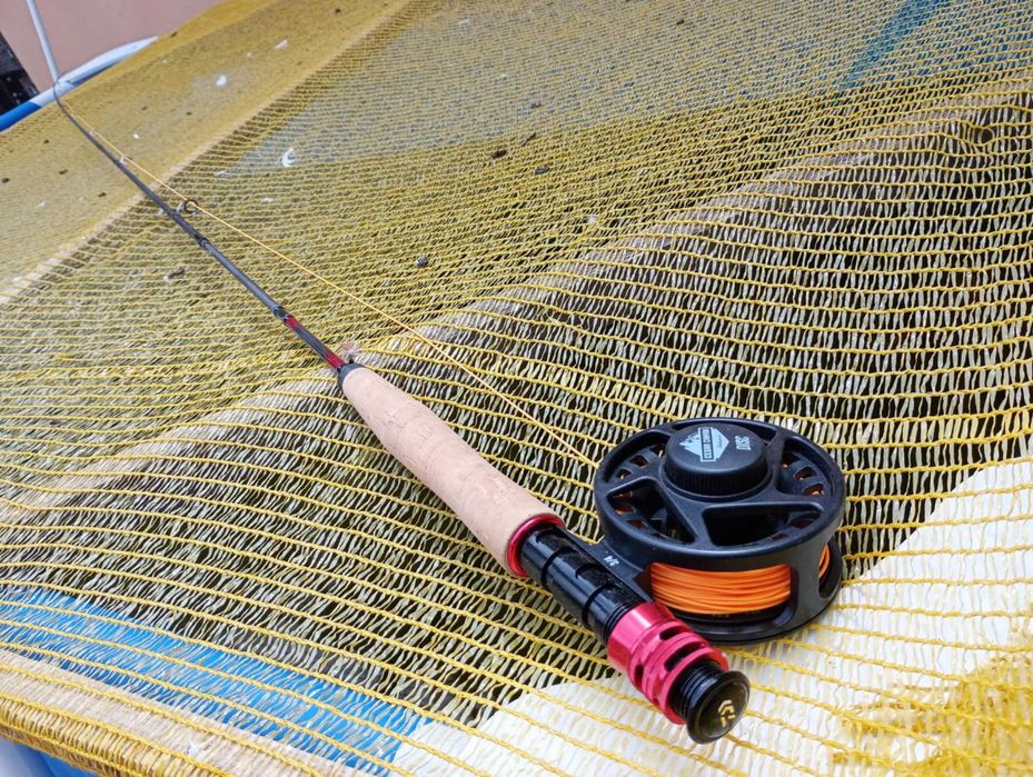 Kit complet, original pescuit la clean si pastrav cu musca clasa 3/4