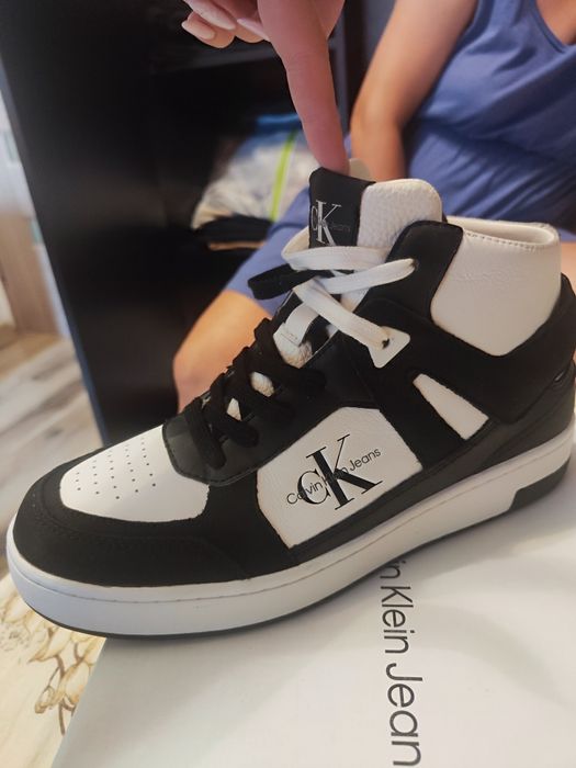 Ghete adidasi de piele calvin klein