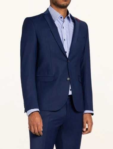 Sacou slim 52 L de lux Club of Gents lana extravirgina navy