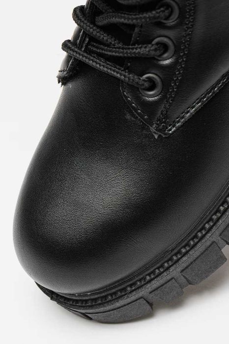 Ghete negre Big Star din piele ecologica copii, baieti, marimea 31