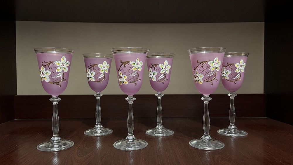 Комплект из 6 бокалов "BOHEMIA" чешского производства