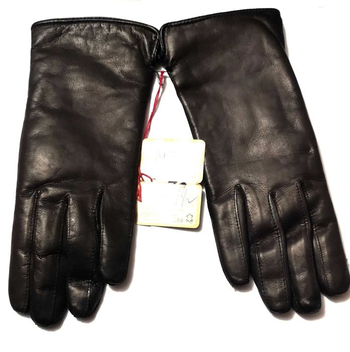 Vand manusi negre din piele fina, englezesti