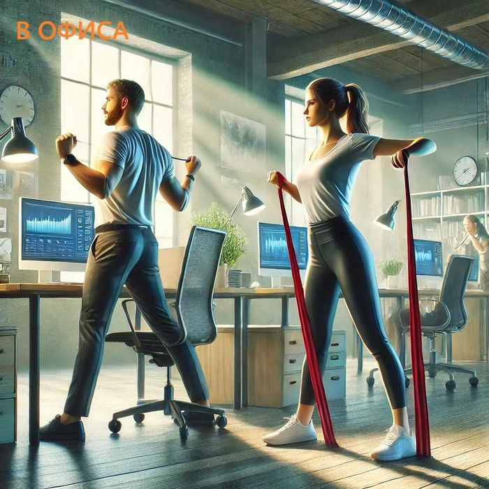 Фитнес ластици - в комплект