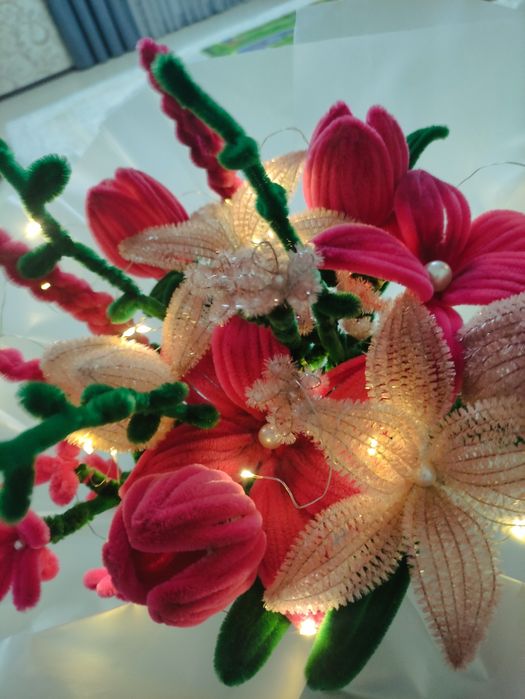 Цветы ручной работы