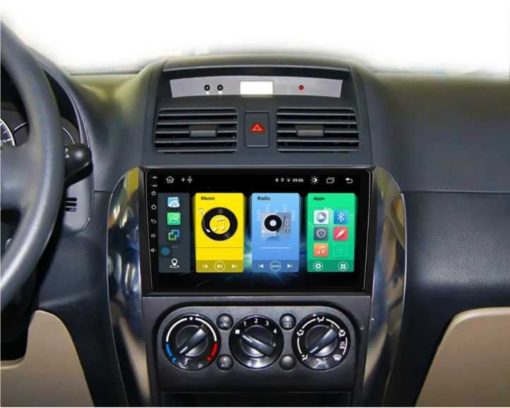9-инчова мултимедия за Suzuki SX4 Fiat Sedici 2005–2014 камера CarPlay