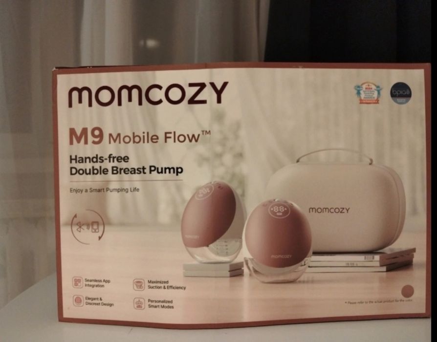 Pompa de sân electrică Momcozy M9 Mobile Flow- hands free, wireless, control  cu aplicație mobilă