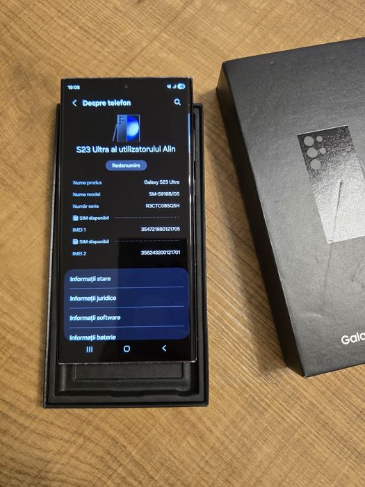 Samsung Galaxy S23 ultra full box 512 gb
