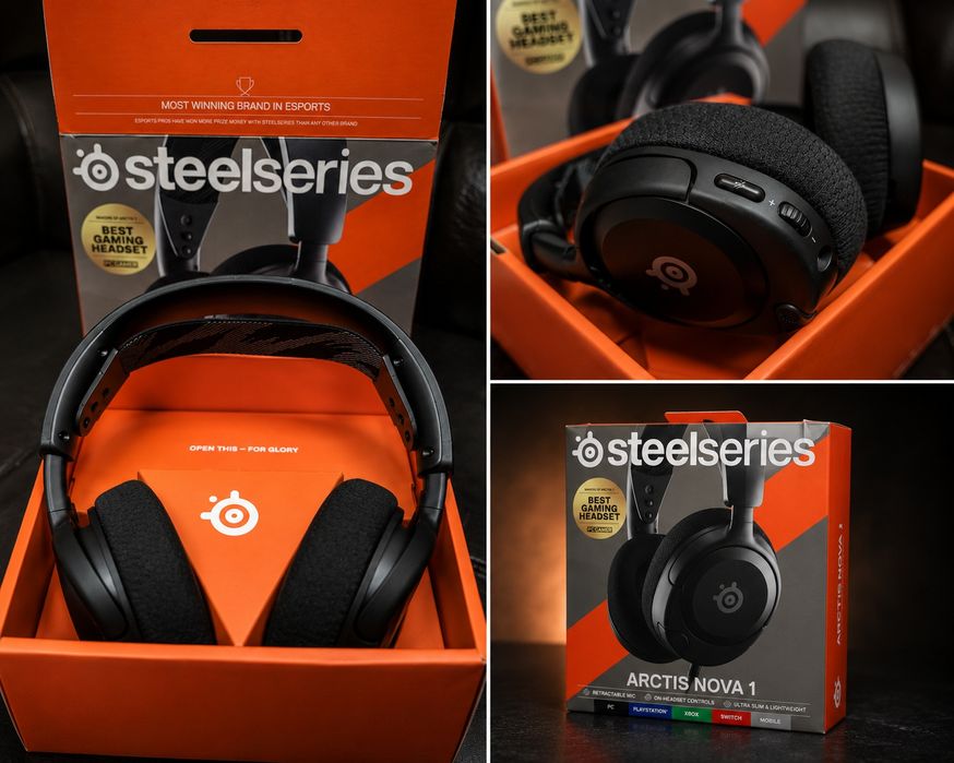 Геймърски слушалки SteelSeries Arctis Nova 1 Wired