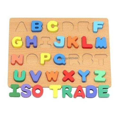 продавам Дървена игра с букви - пъзел