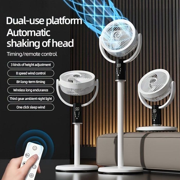 Ventilator simsiz va qulay zaryatkali Вентилятор