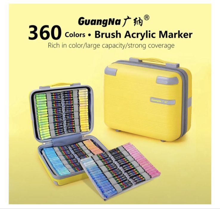 Маркеры  360 шт 1 мм, Мультиколор