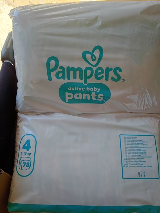 Pampers pants  4  , 78bucati 1 leu/buc
