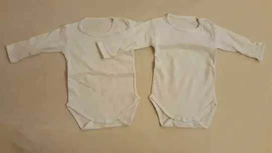 set 2 body nou nascut alb