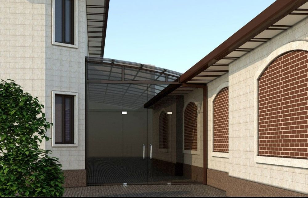 Двери и витражи из закалённого стекло