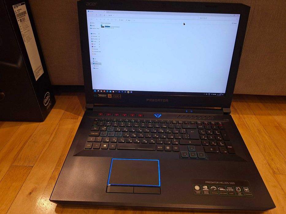 17" Лаптоп Acer Predator Helios 500, i7, 1070 8GB, 32 GB RAM, 1TB NVME