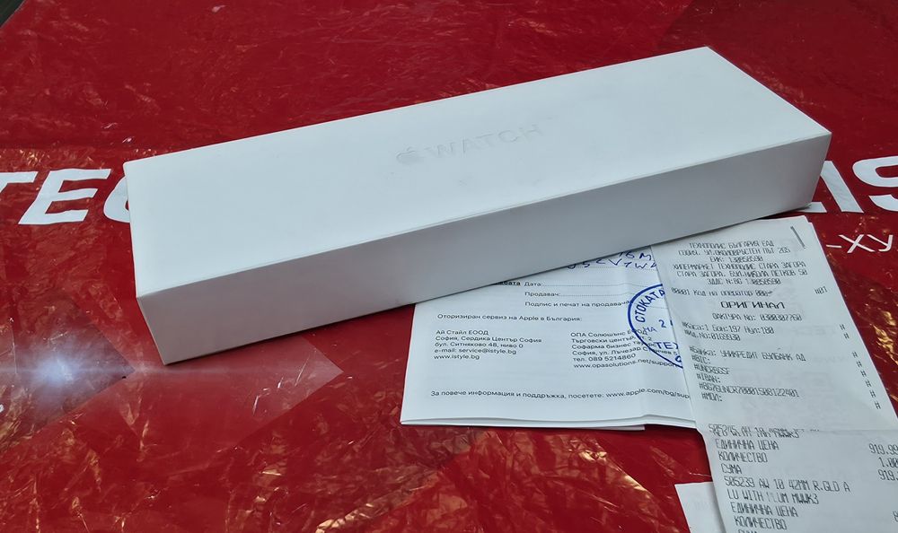 ***46mm Apple watch 10 GPS Технополис Гаранция 2026г. Jet Black / Черен