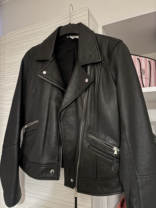 geaca de piele zara