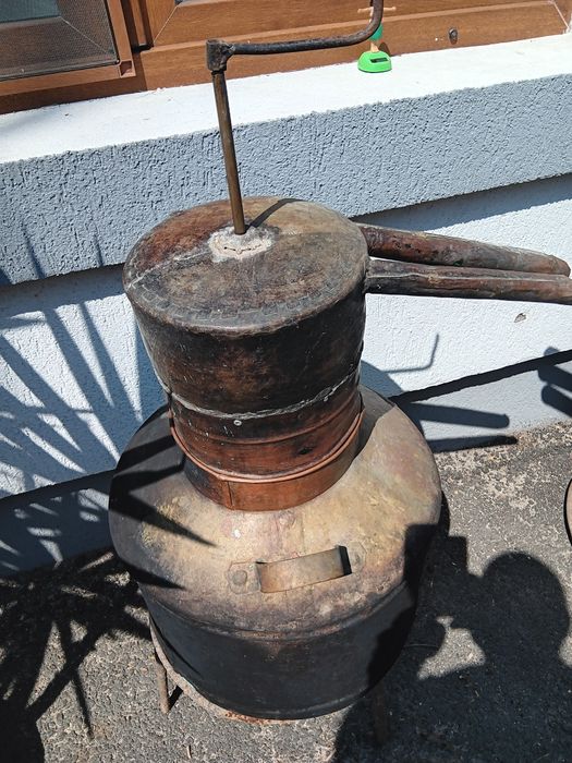 Cazan de țuică din cupru alimentar, 50 litri