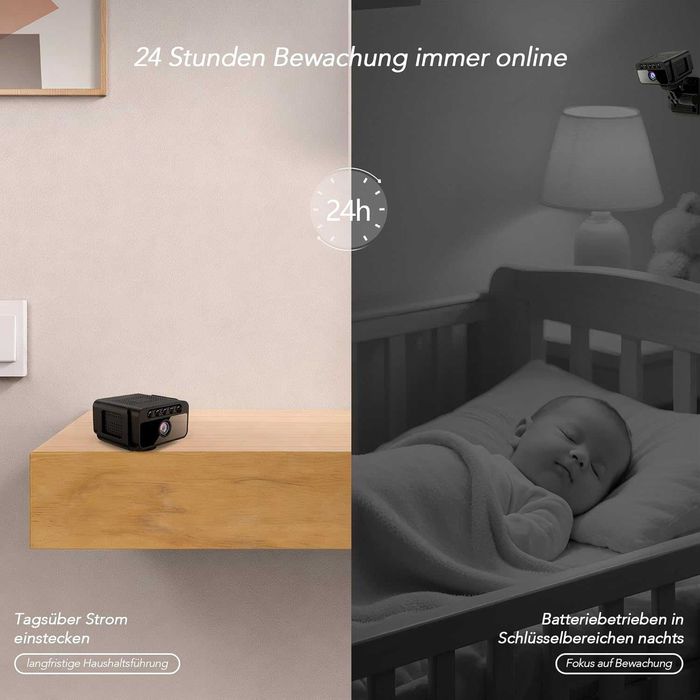 Mini Camera WiFi 4K - 38 x 51 x 38 mm