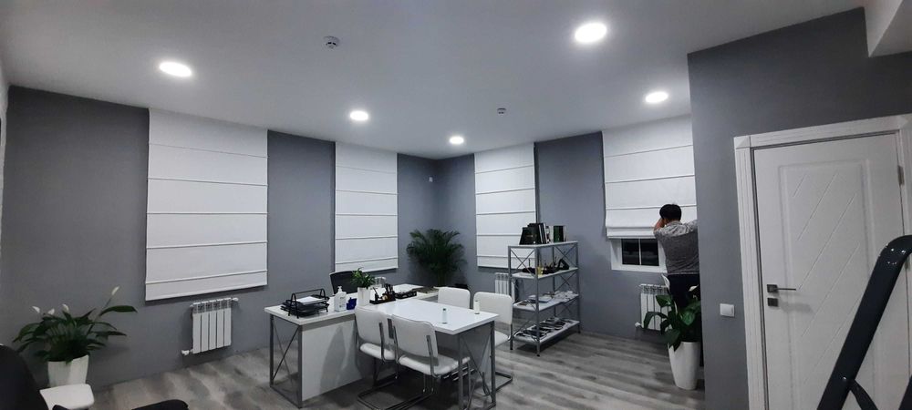 Пошив штор карнизы и жалюзи