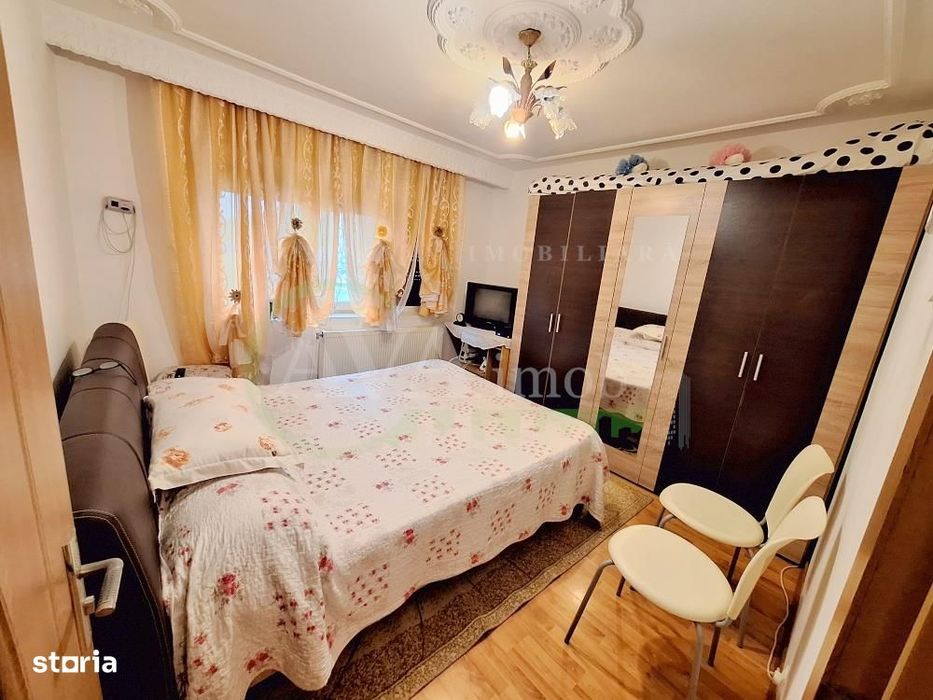 Apartament 2 camere+balcon de 8.5 mp, Mobilat, zona Nord