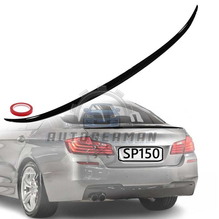 Спойлер за BMW F10 5 серия M Sport (2010-2017) черен гланц Ф10 седан