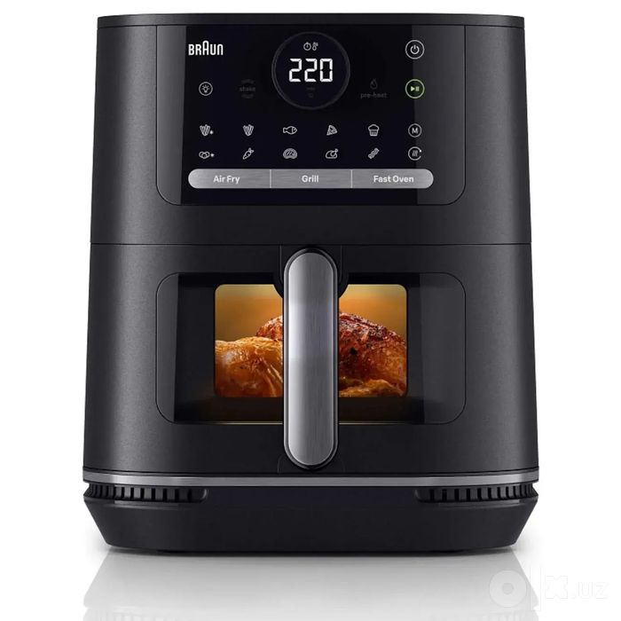 Аэрогриль BRAUN HF5075IBK, 6 л, 20 программ