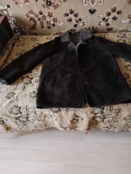Мужская дублёнка Lucсia (Турция), натуральная овчина, размер XXXL.