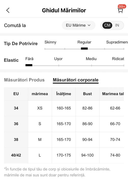 Rochie shein marimea L