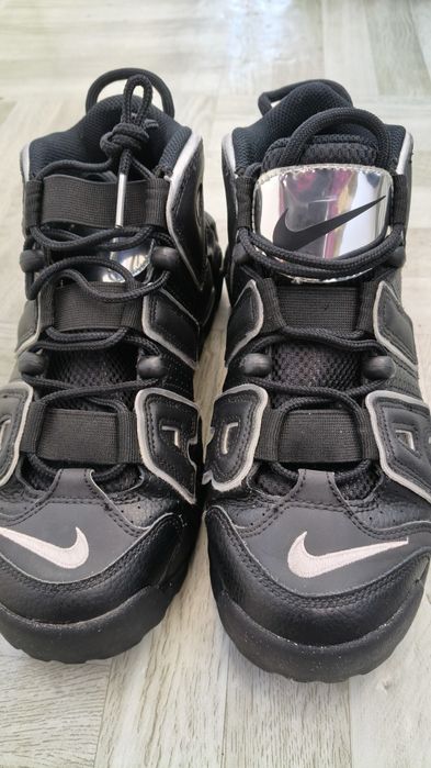 Nike Air More Uptempo '96 Black Metallic Silver