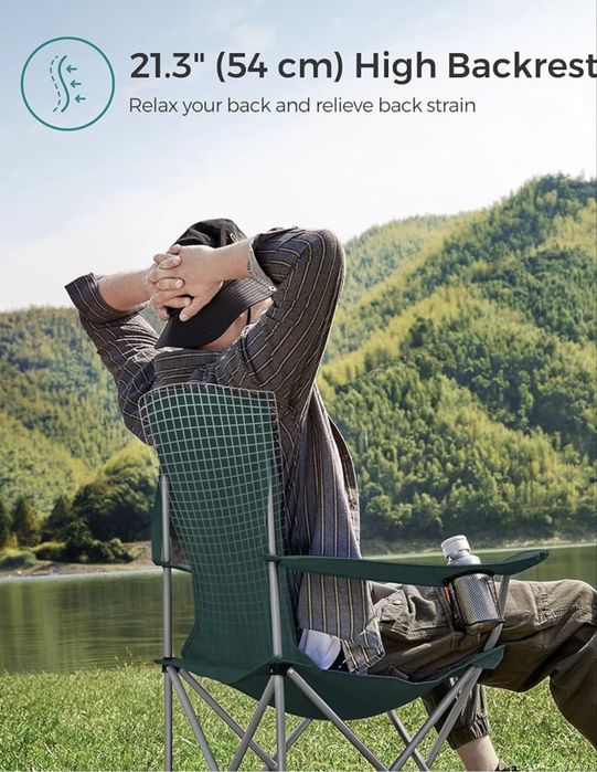 Комплект от 2 сгъваеми стола - къмпинг столове до 150 кг