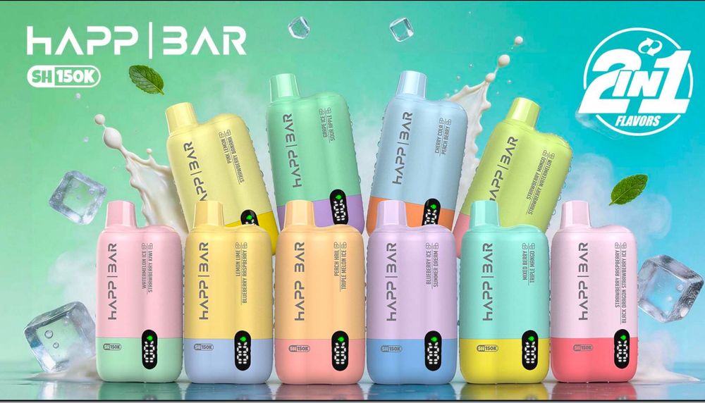 Vape Happ Bar 150 000 Puffs 2 arome