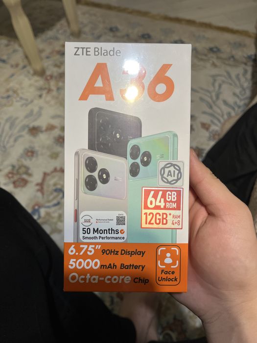 Продам смартфон ZTE Blade A36