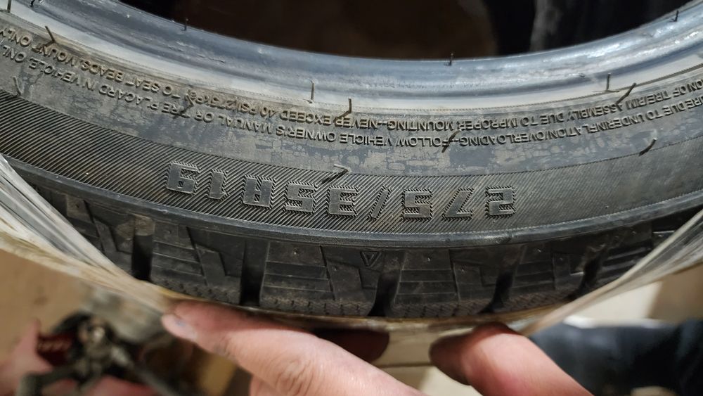 Шина на BMW разнаширокие