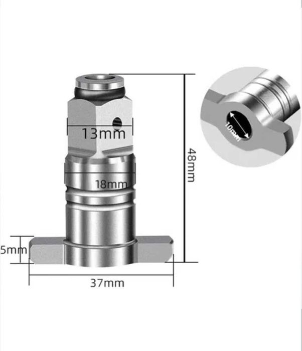 Ax bormasina cu impact/Mandrina cu tija hexagonala 1/4/Ascutit burghie
